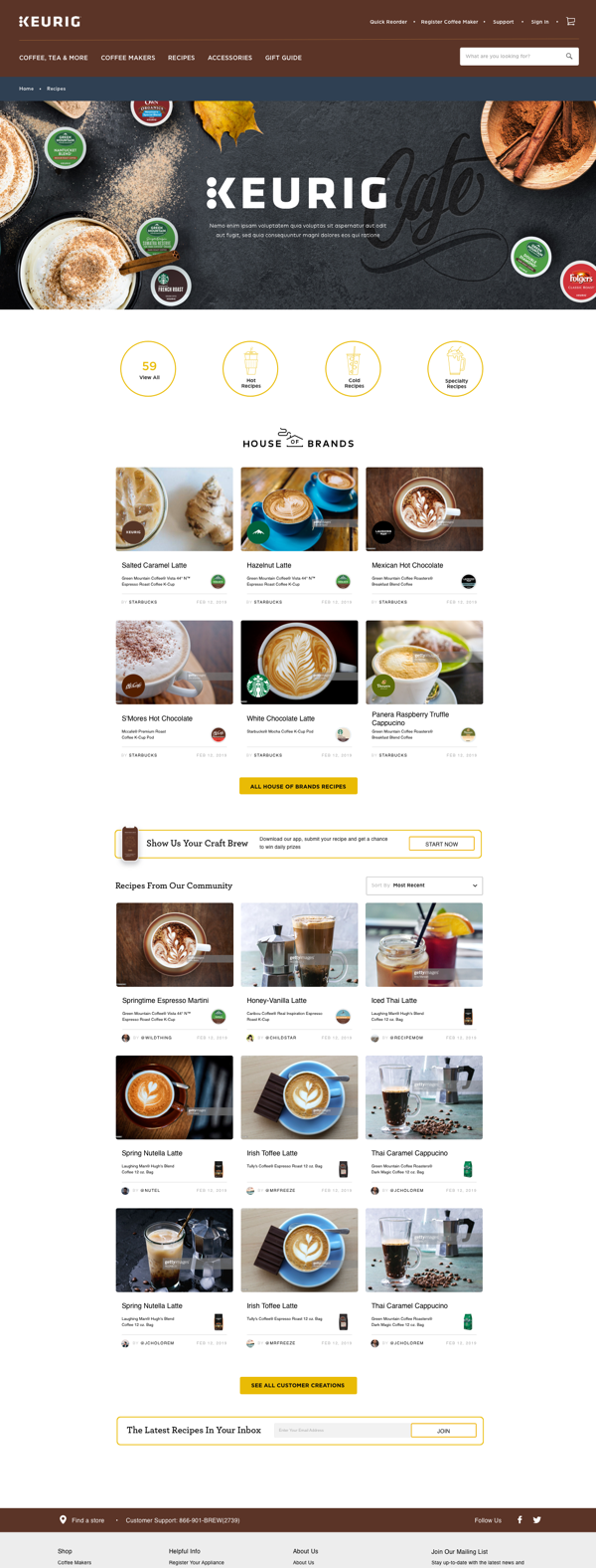 Ideating on the Keurig Cafe concept